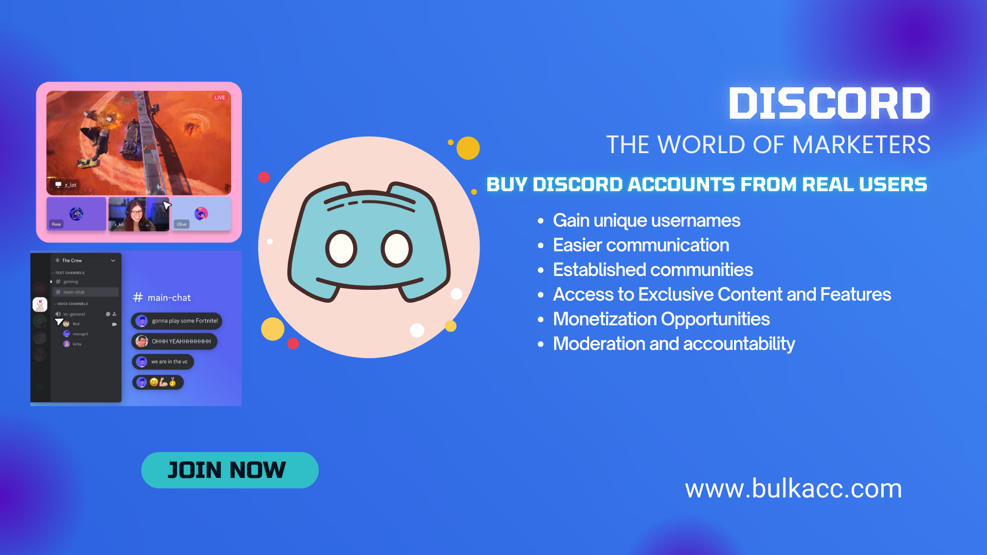 Buy Discord accounts from real users - 1k Discord accounts with just few dollars. Instant delivery 