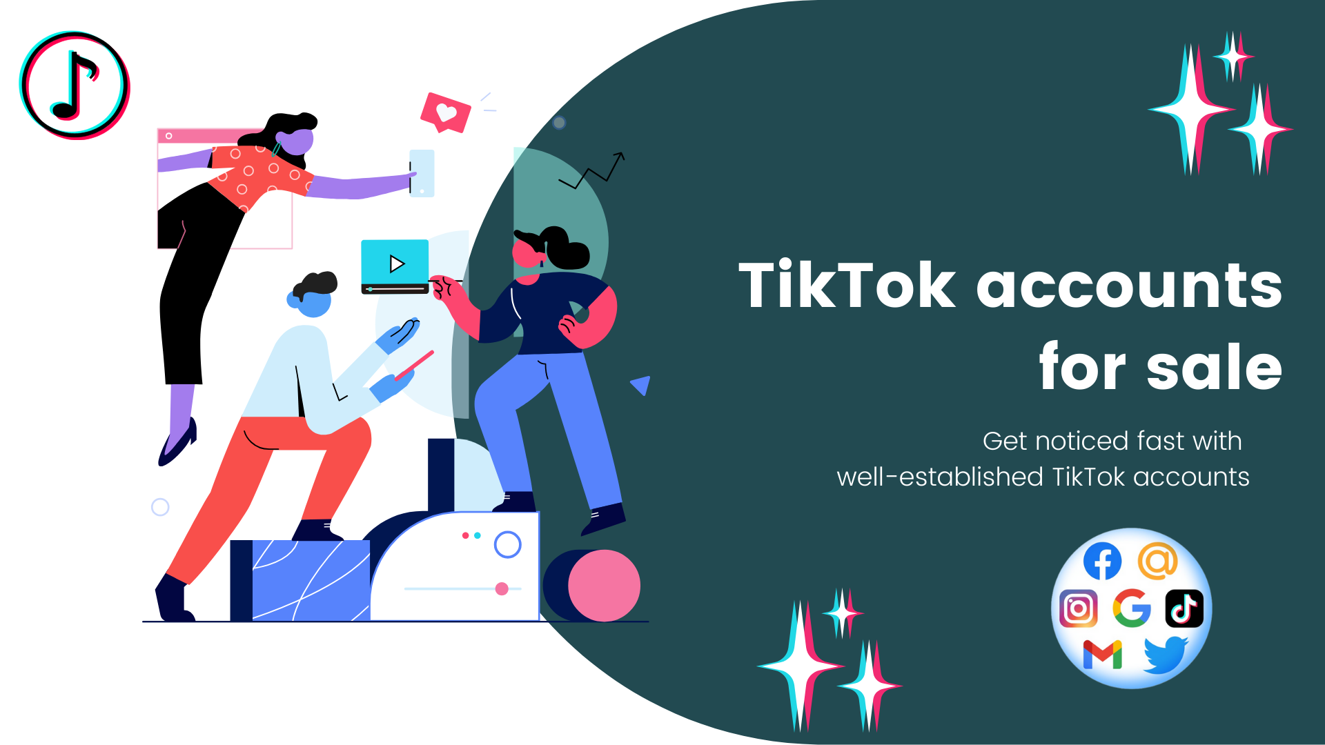 TikTok Accounts for sale at a competitive price - Secure transactions - Customer support - TikTok ads manager account - TikTok business ac