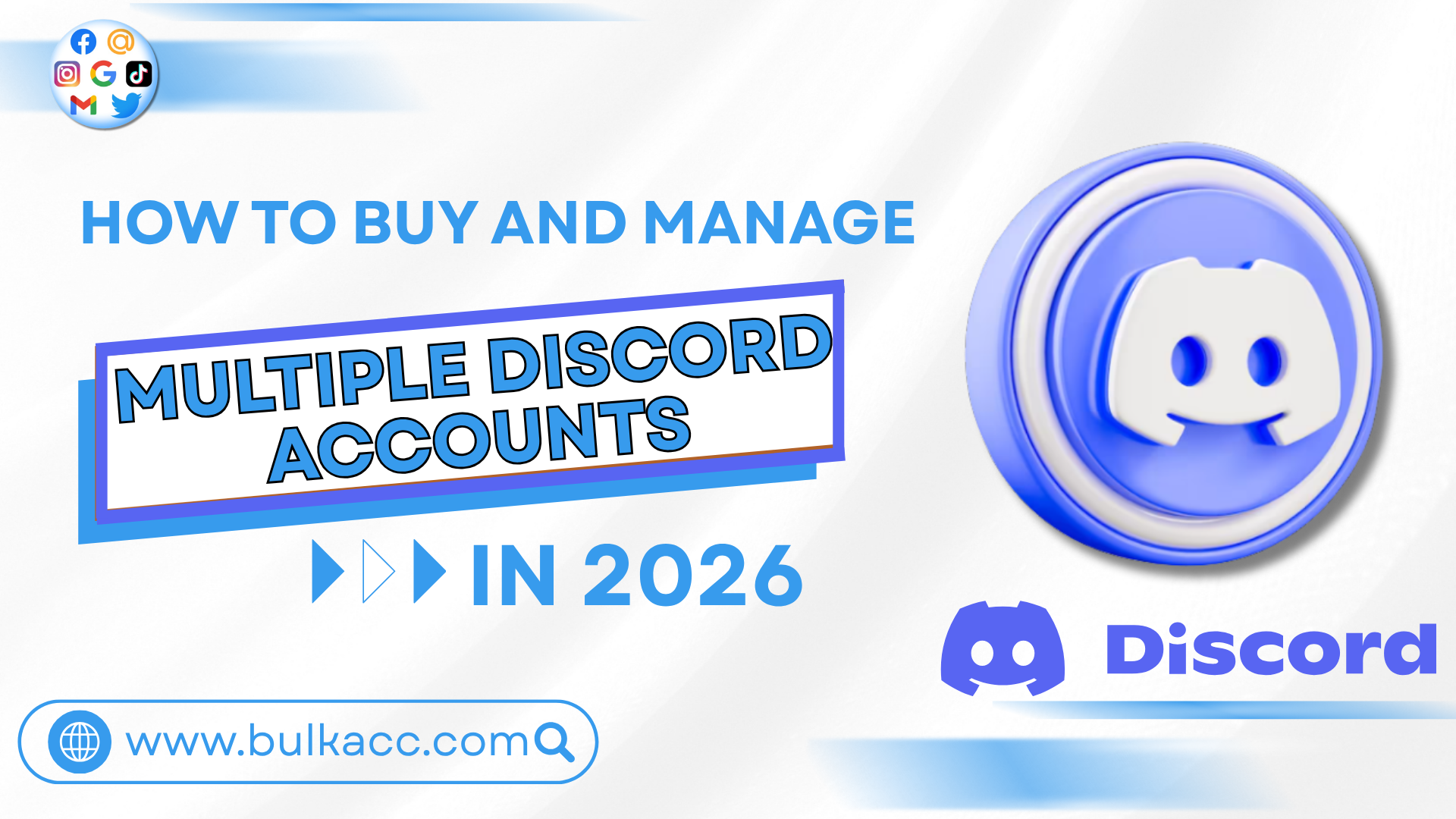 A complete guide on how to buy multiple Discord accounts and manage them safely and effectively.