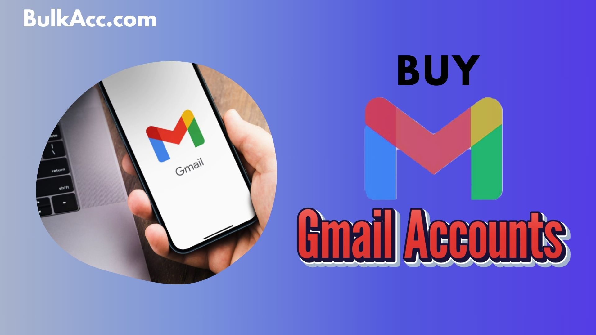 BulkAcc specialize in providing Gmail accounts with diverse ages at an affordable rate, ensuring that each account aligns with your own strategy. Contact us to buy Gmail accounts now