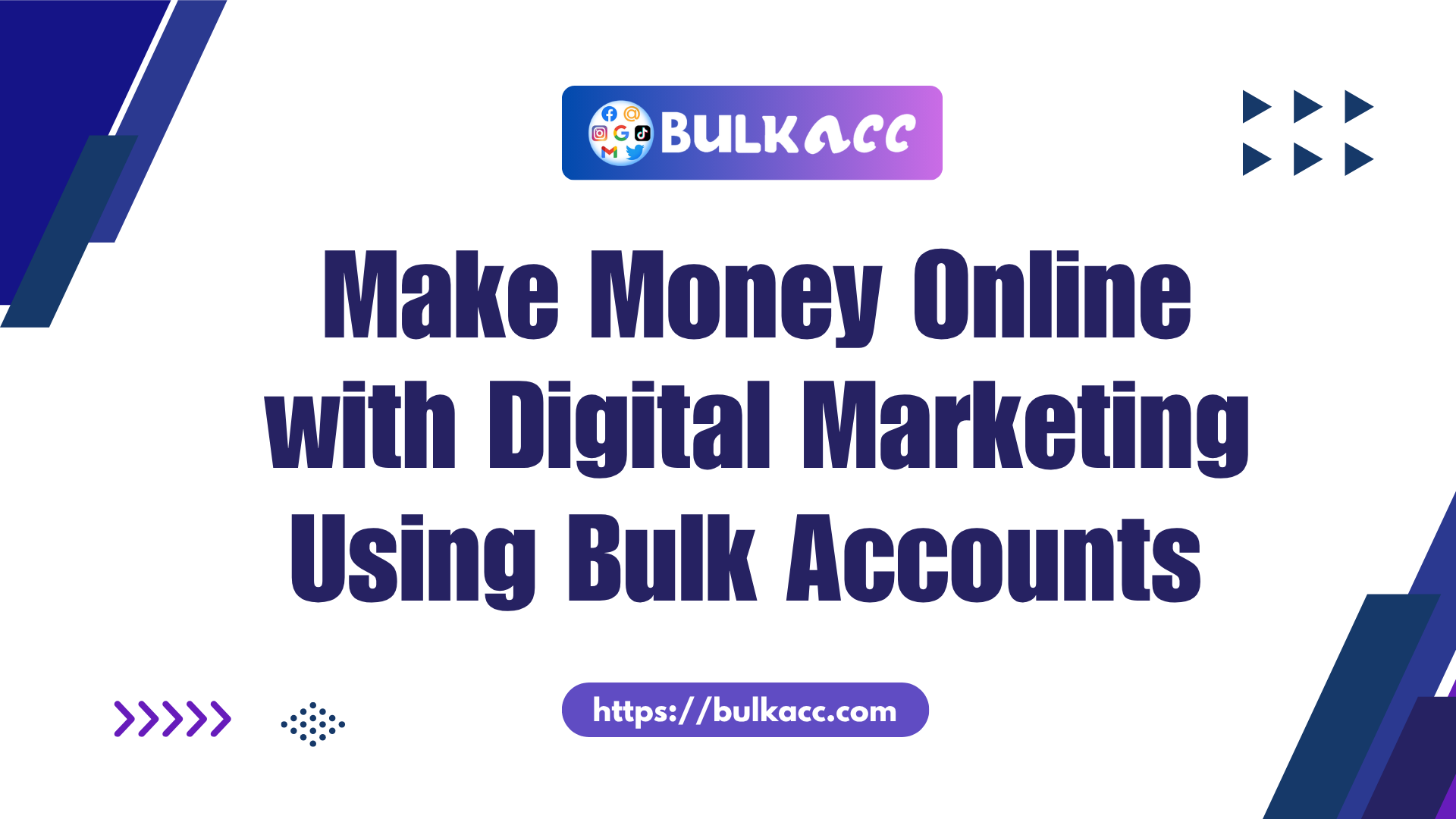 With the rapid development of digital technology, there are increasingly more ways to make money online. Many entrepreneurs and marketers choose to make money online with digital marketing using bulk accounts. This is an effective method to build a sustainable income stream and expand across multiple platforms simultaneously. 