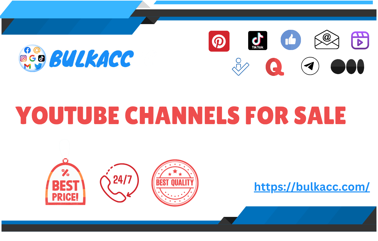 YouTube is the top influential platform for sharing videos. More and more creators are participating in YouTube to spread their influence and make money. However, with the increasingly fierce competitiveness of YouTube, building a YouTube channel from zero is not a good choice. Therefore, many creators look for YouTube channels for sale as a solution for a faster start.