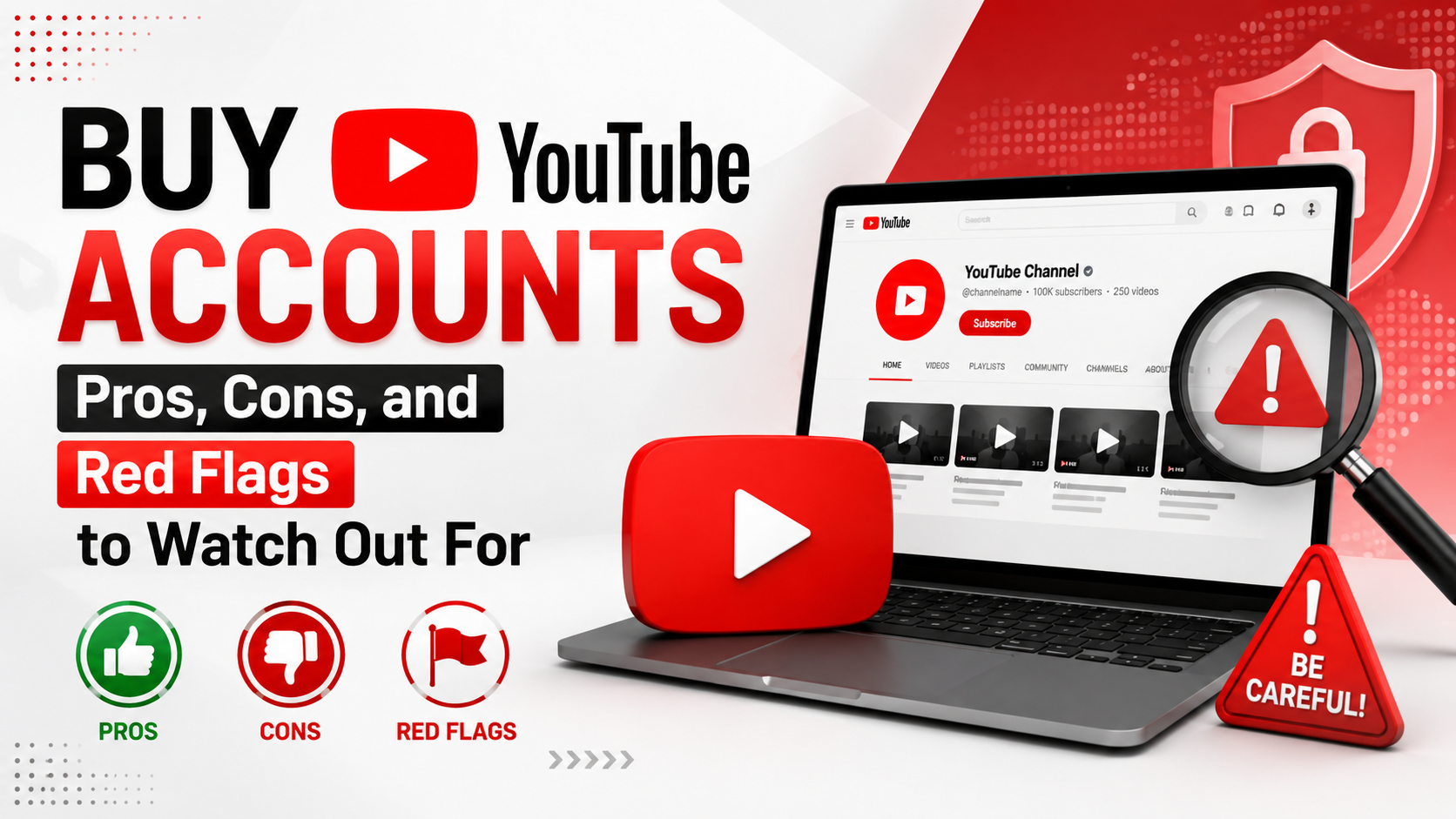 Understand the pros, cons, and common red flags to avoid when you buy YouTube accounts in 2026.