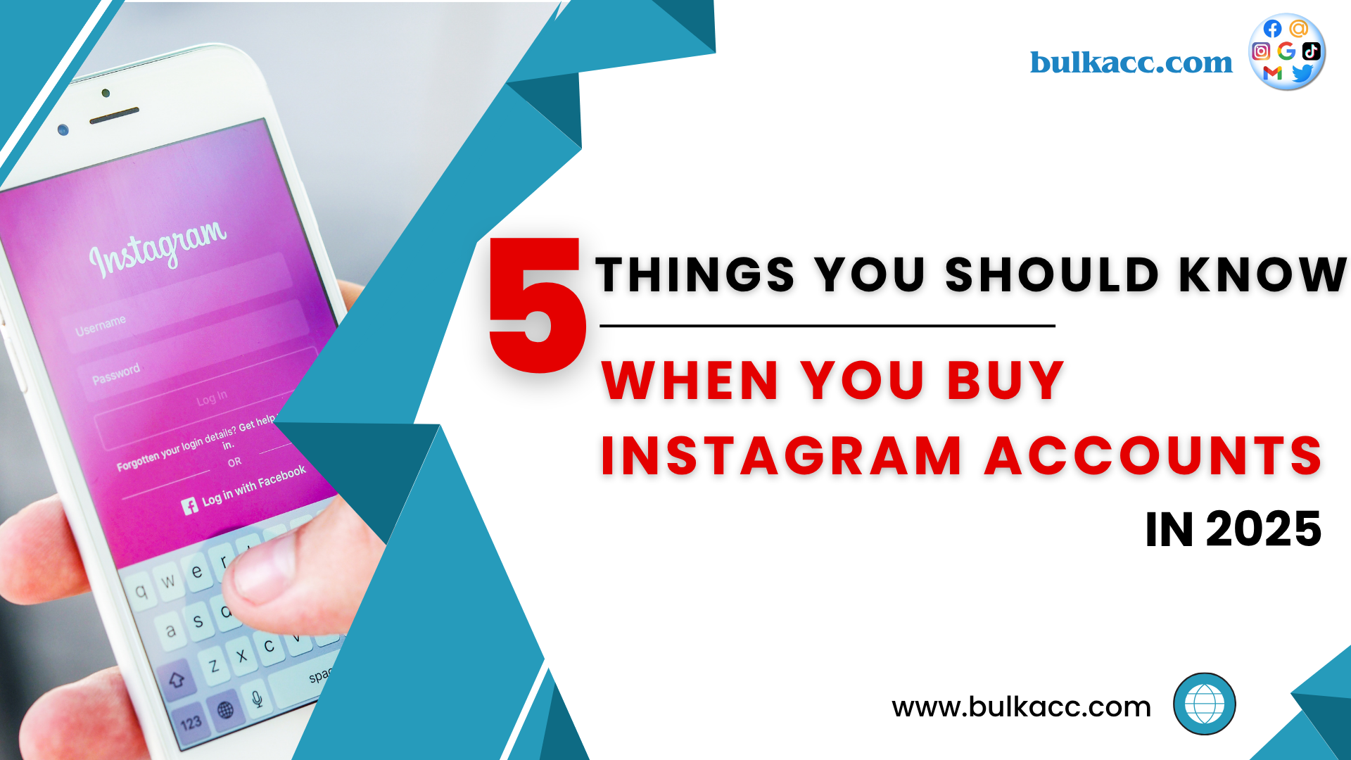 Buying social media accounts has become a strategic move for many users. Discover 5 things you need to know to buy Instagram accounts safely and effectively in 2025.