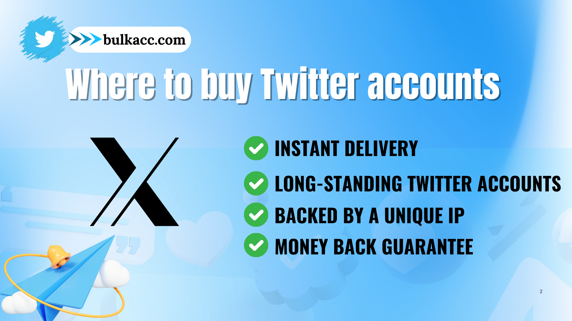 Buy Twitter Accounts - Discover the top sites to acquire aged Twiter accounts, blue tick accounts, profiles with thousands of followers