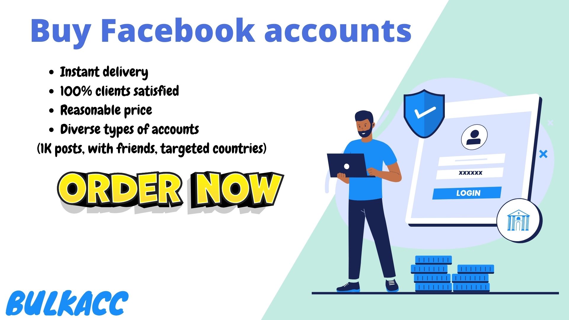 Discover the benefits of aged Facebook accounts - high visibility & huge following base. Let's buy Facebook accounts TODAY